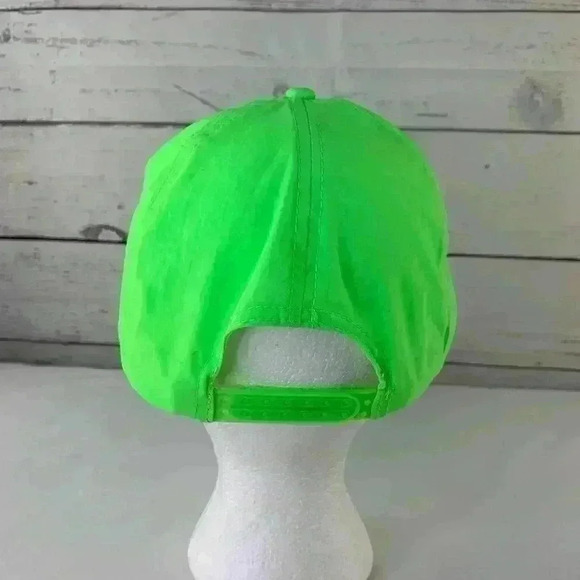 Alpha Omicron Pi Fraternity Sorority Hat Greek Letter Neon Green Rope Trucker. - Picture 4 of 5